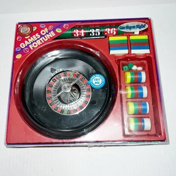 New Roulette Set with Chips & Rake - Picture 1 of 4